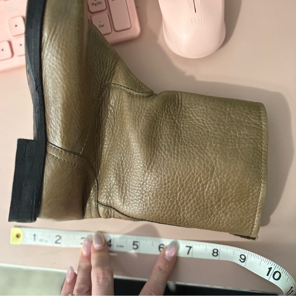 Coach Women’s Callan Pebble Leather Mid Calf Boots | Light Brown Boot | Size 6.5 - Picture 10 of 10